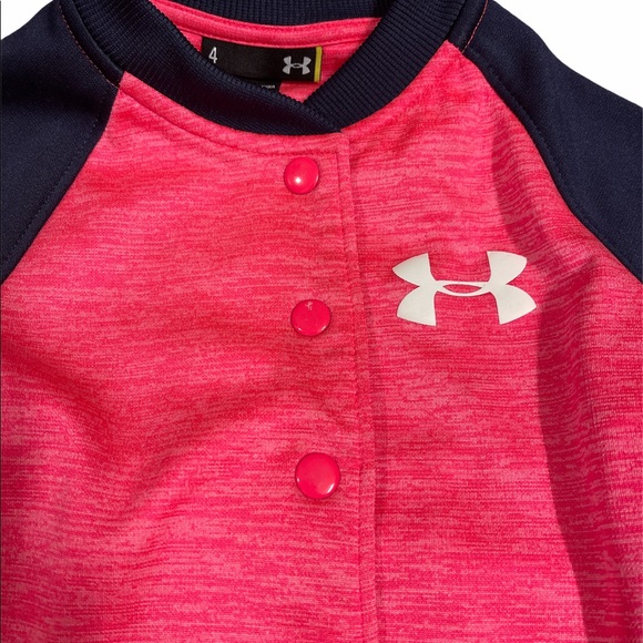 Girl’s Under Armour Letter Jacket Size 4 - Picture 4 of 4